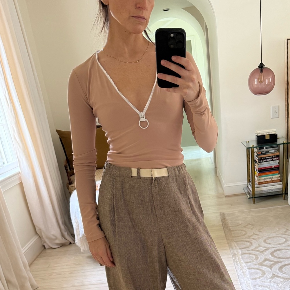 ALIX NYC Tan Bodysuit